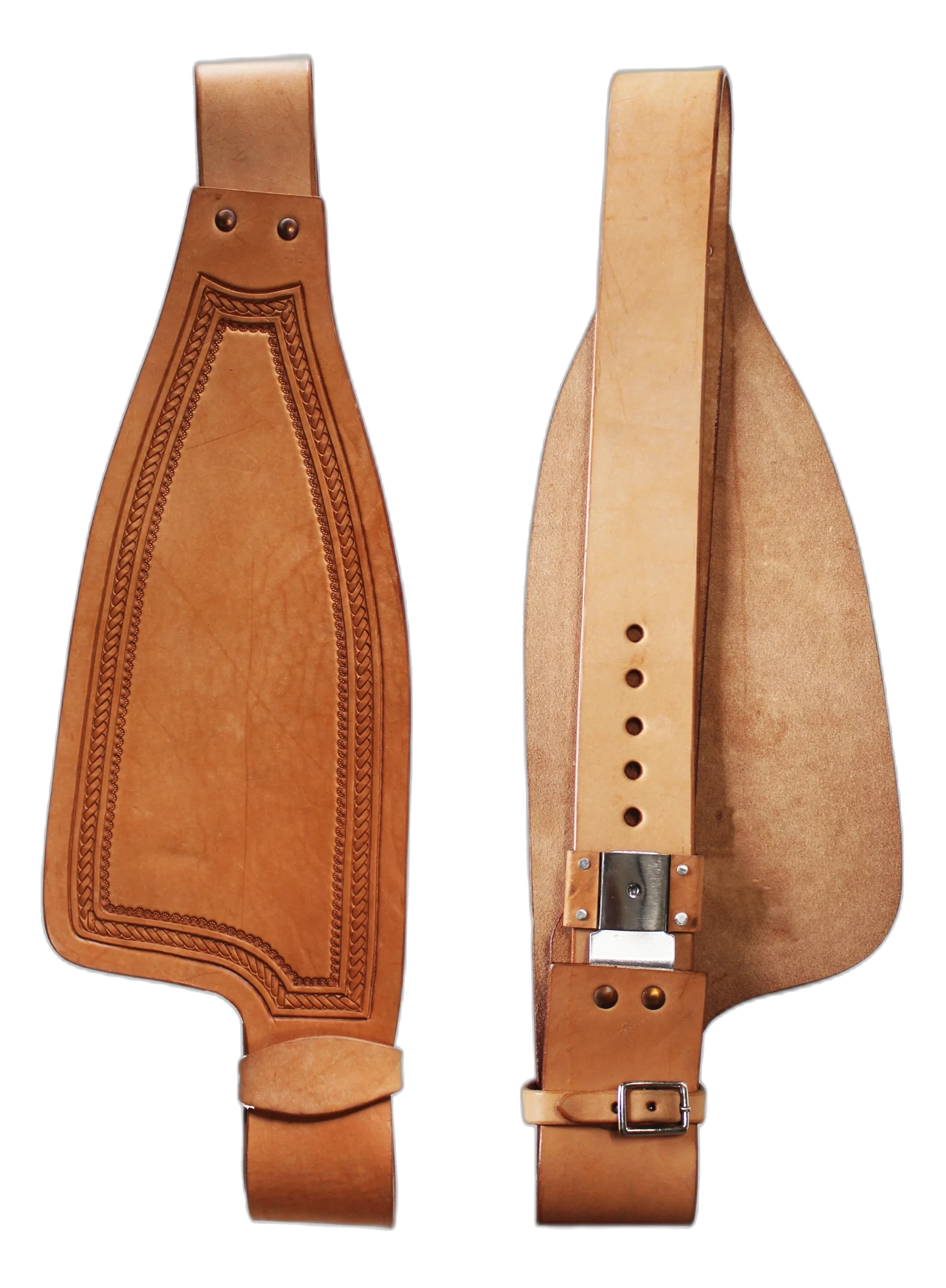 31 WILD RACE Saddle Fenders & Stirrups – Model 31 - Handcrafted Equestrian Saddlery