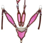 WILD RACE Headstall & Breast Collar Sets - Lv Croco Model