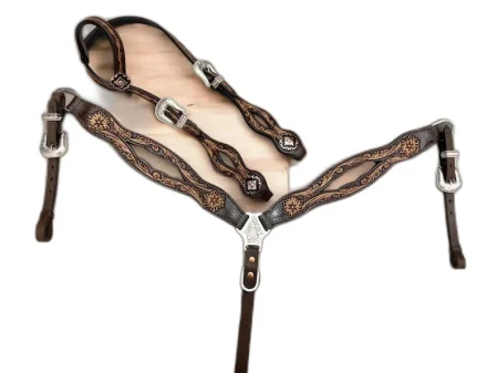 WILD RACE Headstall & Breast Collar Sets - St 03