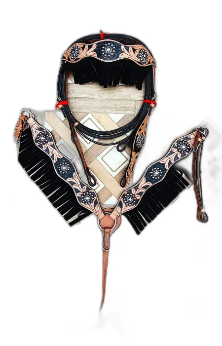 Headstall & Collar Set — St 11 - Handcrafted Equestrian Saddlery