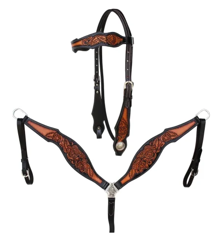 WILD RACE Headstall & Breast Collar Sets - Model St 14