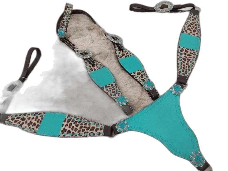 st-17 WILD RACE Headstall & Breast Collar Sets – Model St 17 - Handcrafted Equestrian Saddlery