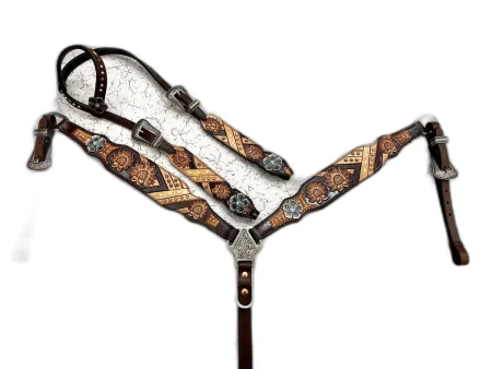 WILD RACE Headstall & Breast Collar Sets - Model St 23