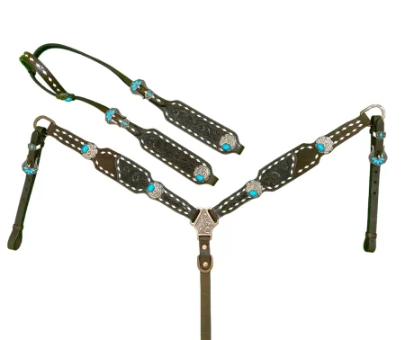 WILD RACE Headstall & Breast Collar Sets - Model St 29