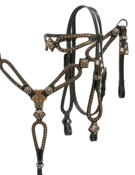 WILD RACE Headstall & Breast Collar Sets - Model St 30